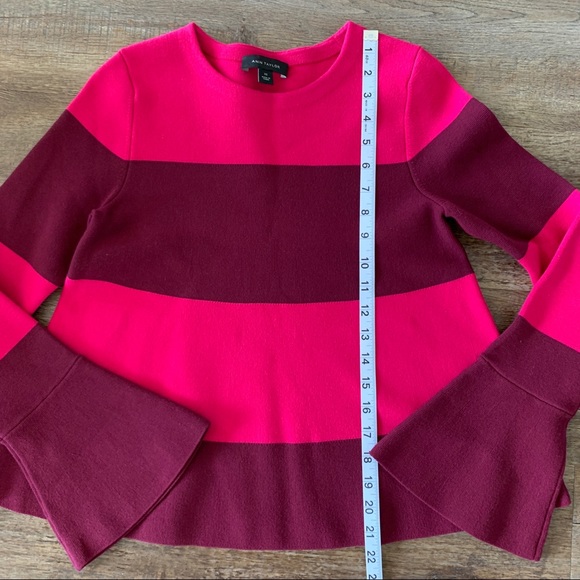Ann Taylor Color Block Sweater - Picture 8 of 9